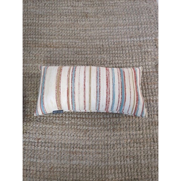 425 South Los Angeles  Anthro Lumbar Pillow Tribal Pattern Feather Down Pillow - Picture 1 of 8